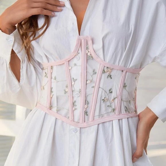 SHEIN Accessories - Floral Corset